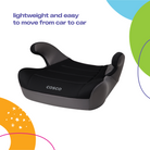 Rise LX Booster Car Seat - lightweight and easy to move from car to car