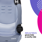 Finale DX 2-in-1 Booster Car Seat - deluxe fabric gives kids a comfy ride