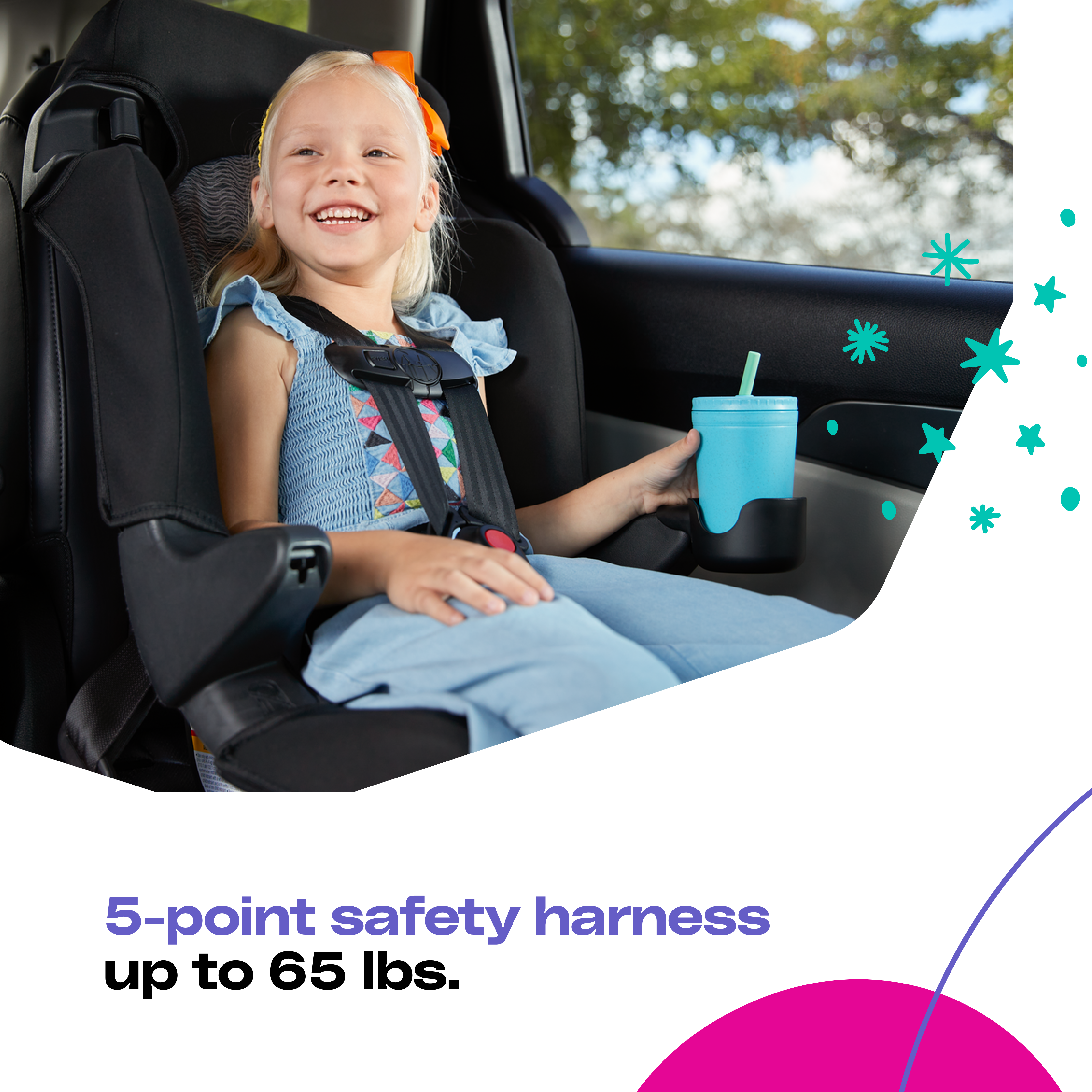 Cosco Kids Finale 2-in-1 Booster Car Seat - Main Image