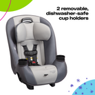 Entrada Convertible Car Seat - 2 removable, dishwasher-safe cup holders