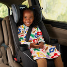 Easy Elite Slim All-in-One Convertible Car Seat - child smiling in seat
