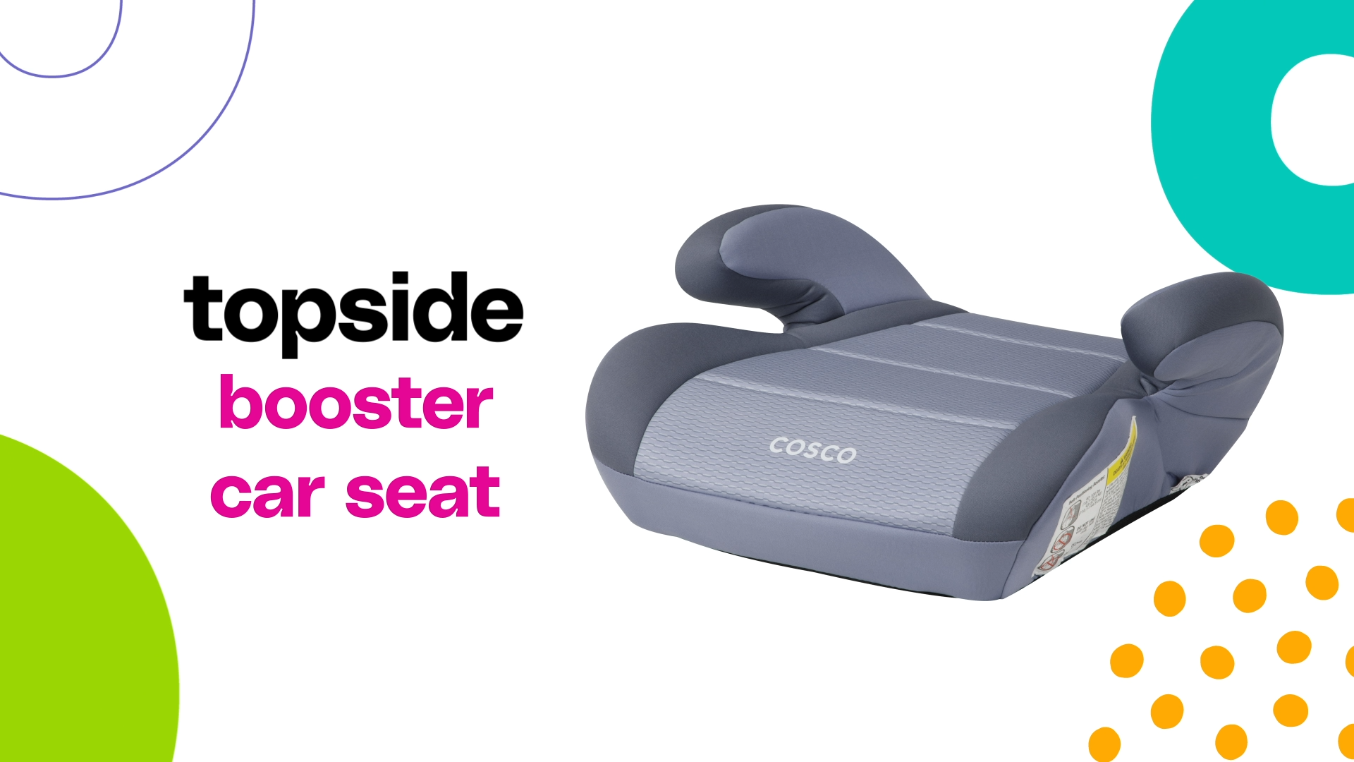 Cosco Kids Topside Booster Car Seat Cosco Kids Topside Booster Car Seat