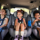 Entrada Convertible Car Seat - 3 kids smiling in their seats
