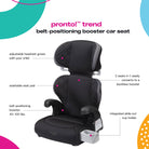 Pronto!™ Trend Belt-Positioning Booster Car Seat - outlining all features